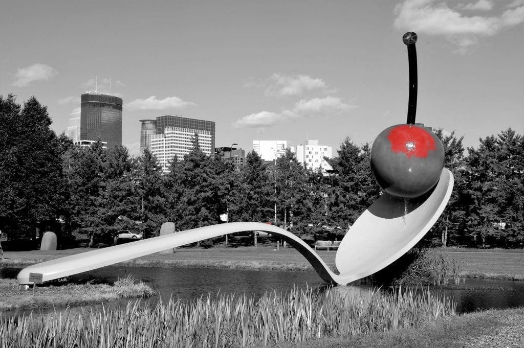 Spoonbridge and Cherry at Minneapolis Sculpture Garden