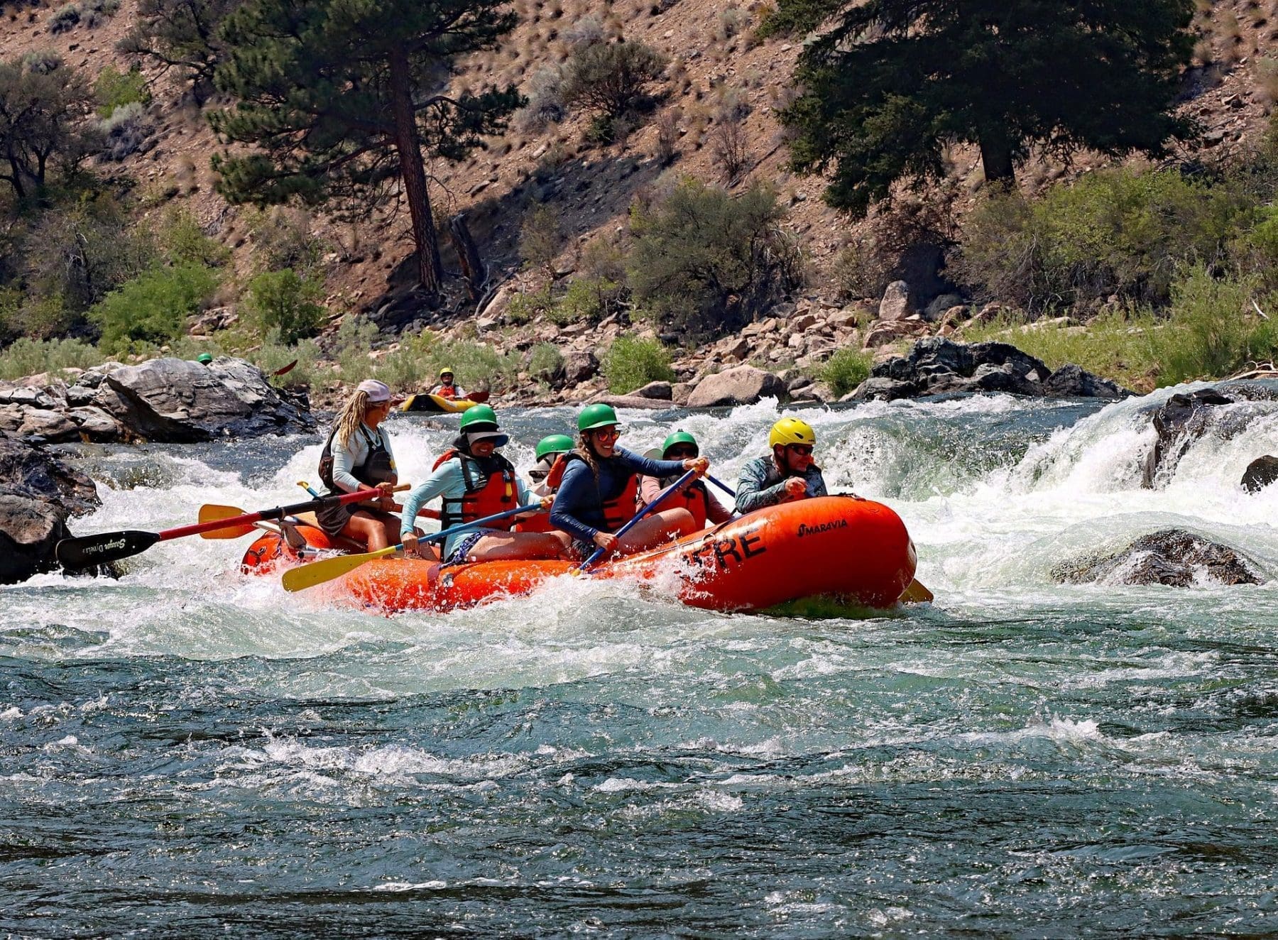 white water rafting