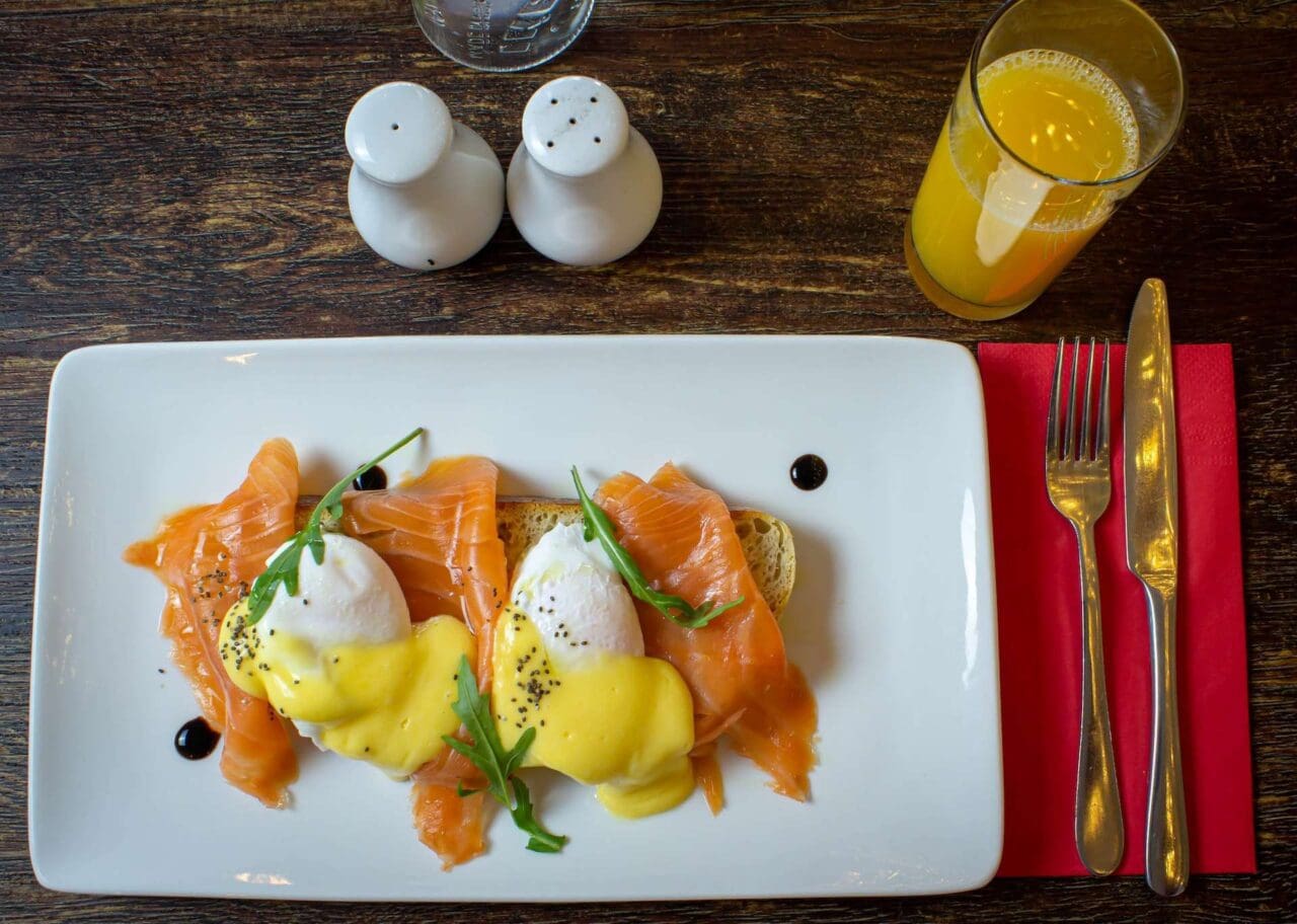 Smoked Salmon Eggs Benedict