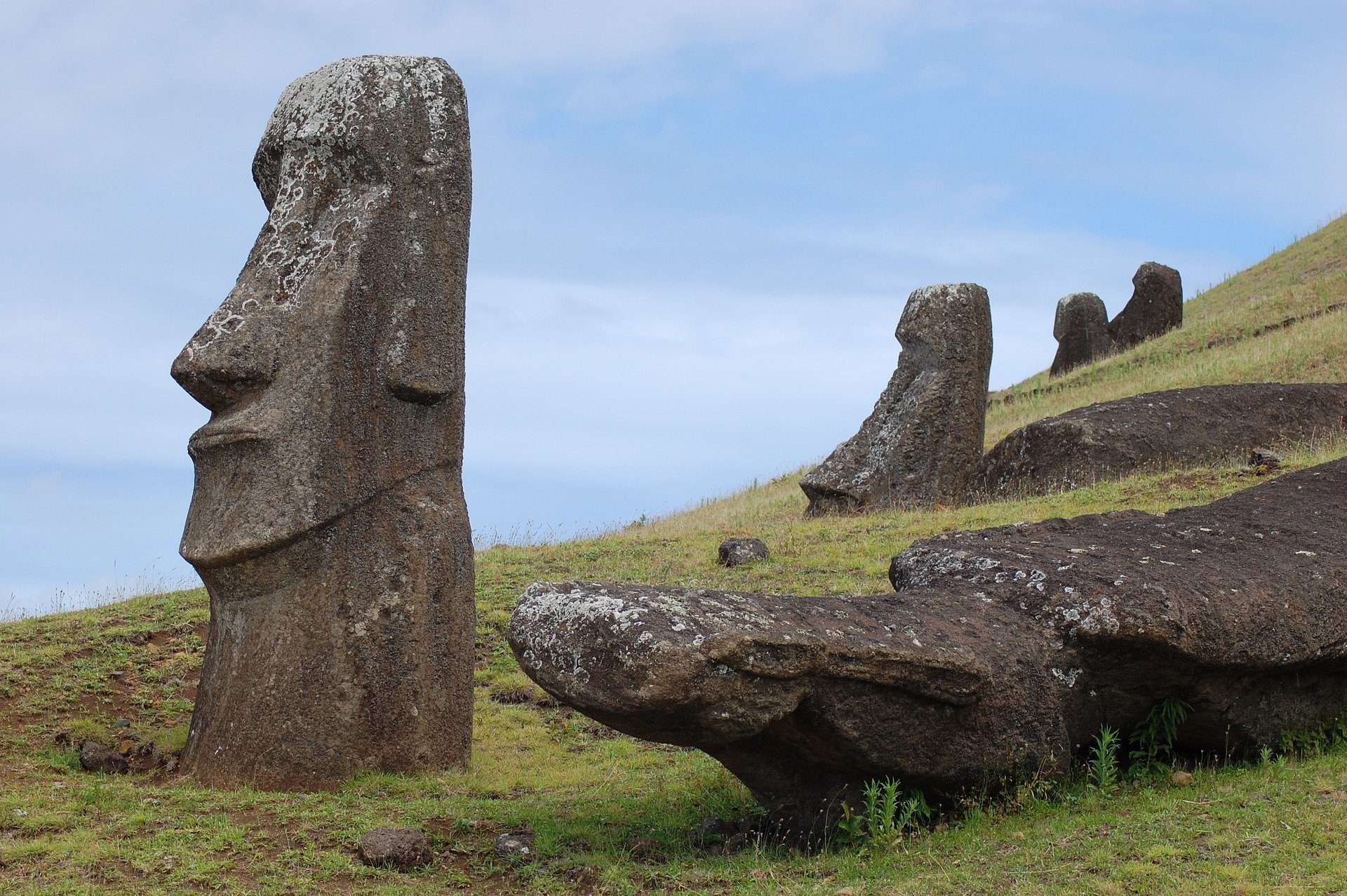 Moai Statue, Fallen
