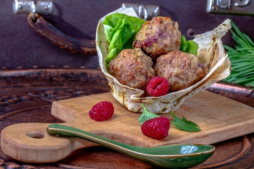Turkish meatballs or kofta