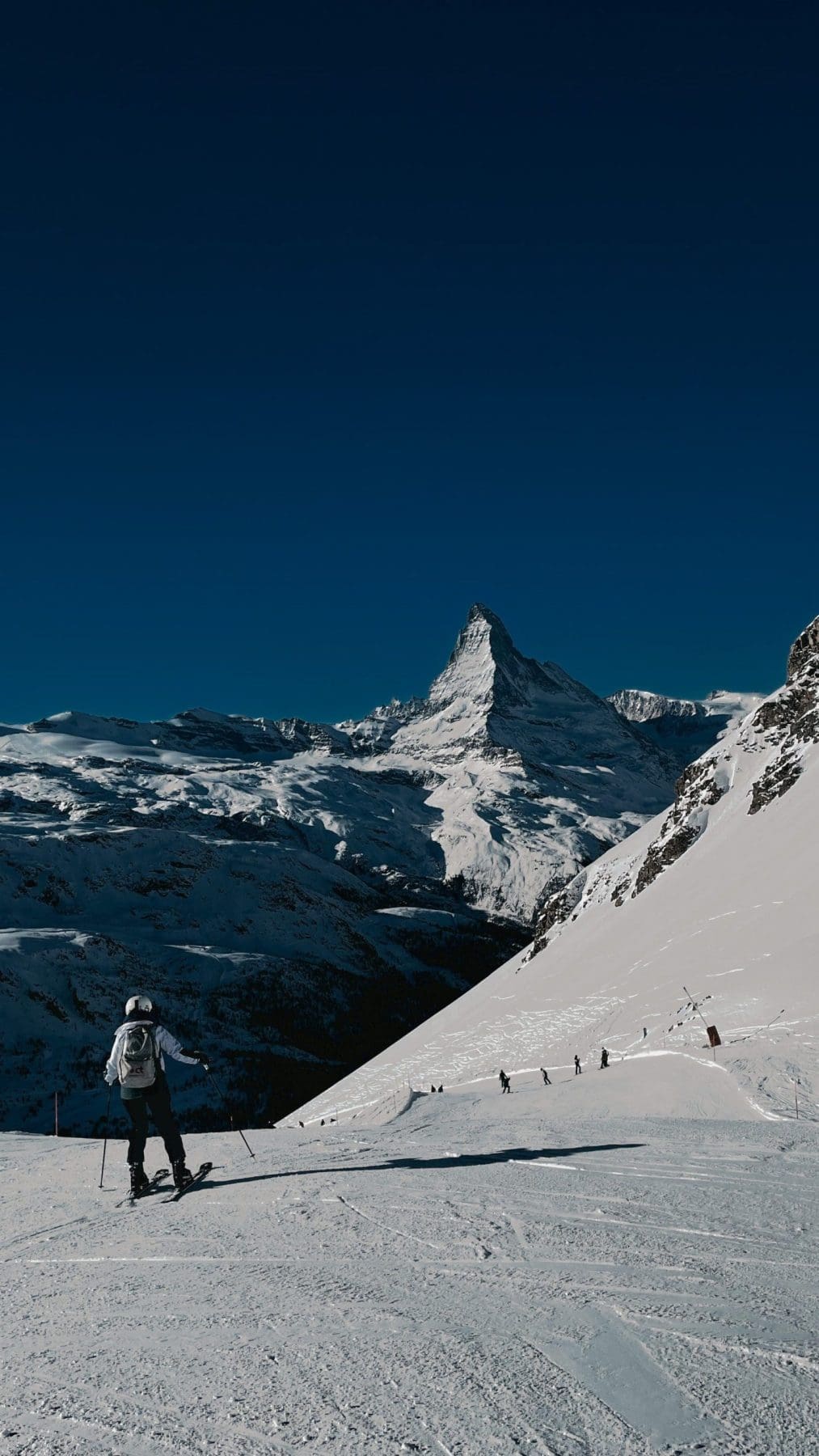 Skiing in Zermatt