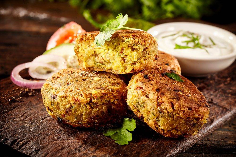  chickpea patties