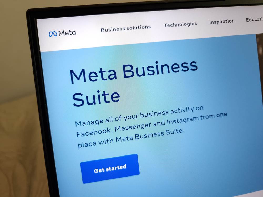 Facebook Meta Business Suite Screen