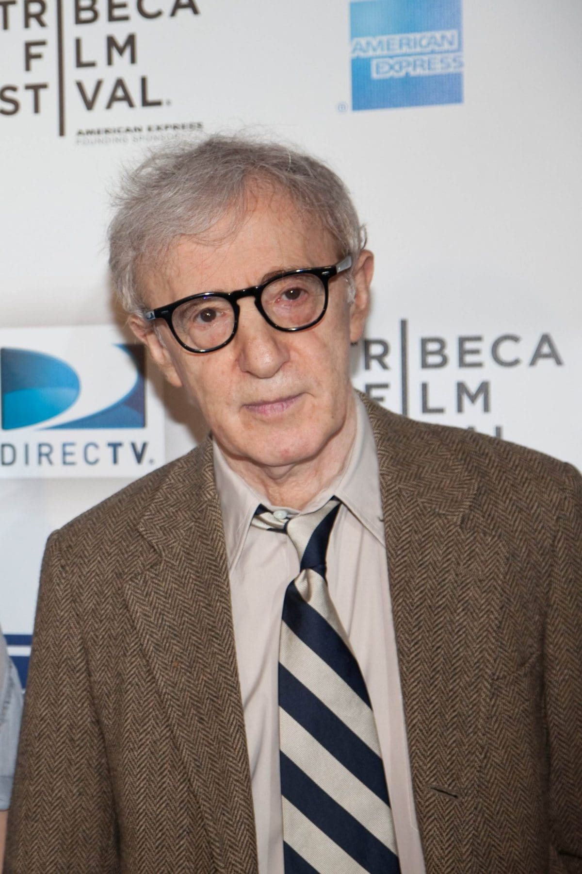 A picture of director Woody Allen while he attends a premiere. Woody Allen is among the famous people with autism.
