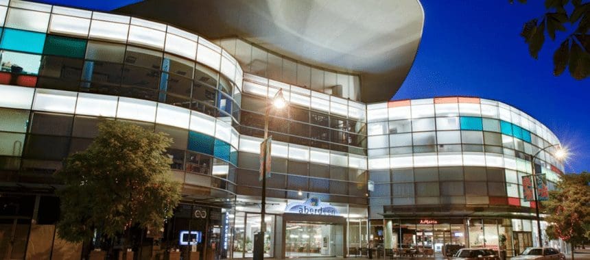 A building of the Richmond’s Aberdeen mall