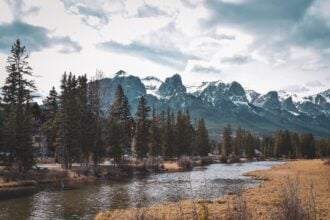 Amazing mountains In Canada