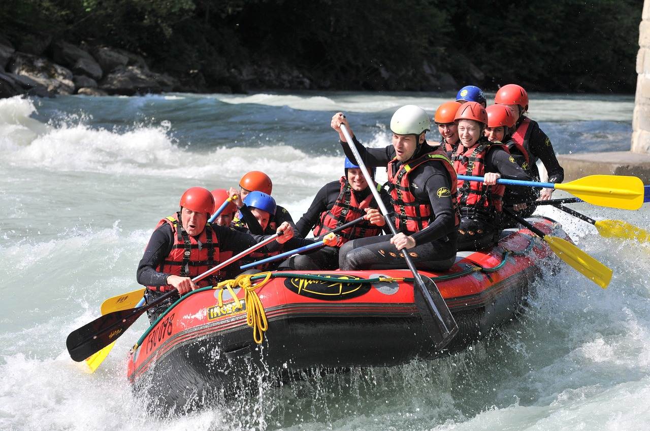 River Rafting view