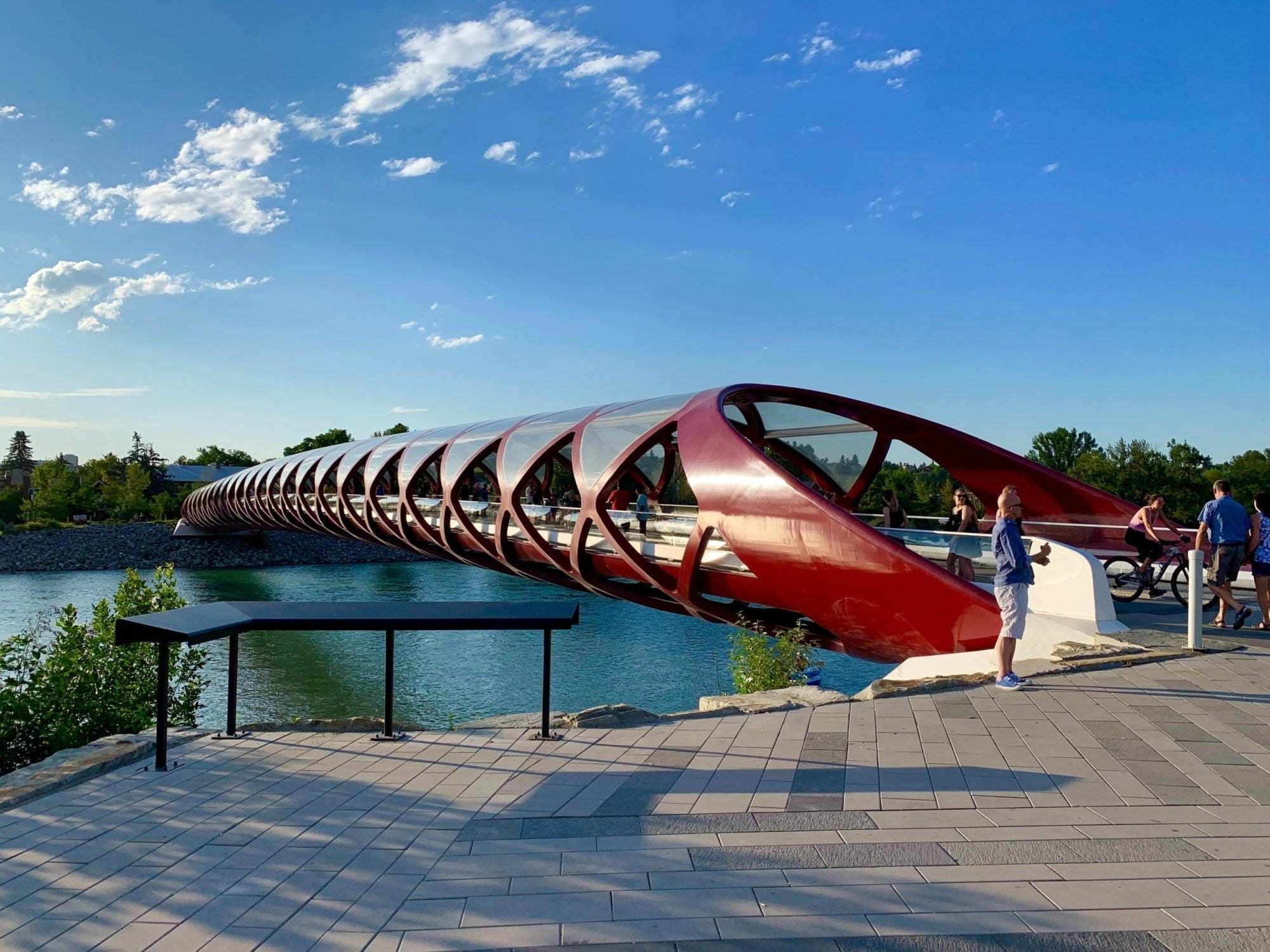 Peace Bridge in Calgary AB