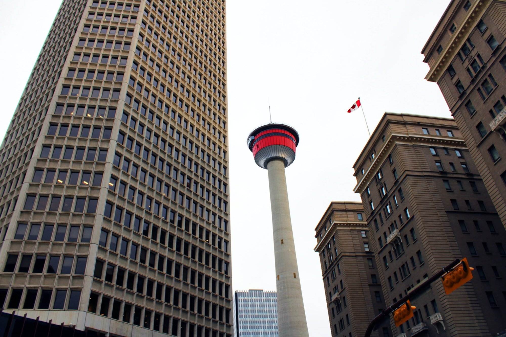 The Calgary tower in downtown