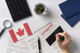 The picture of Canada visa
