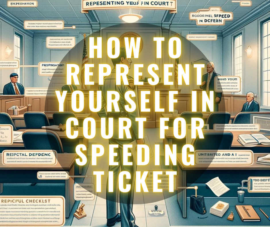 How To Represent Yourself In Court For Speeding Ticket