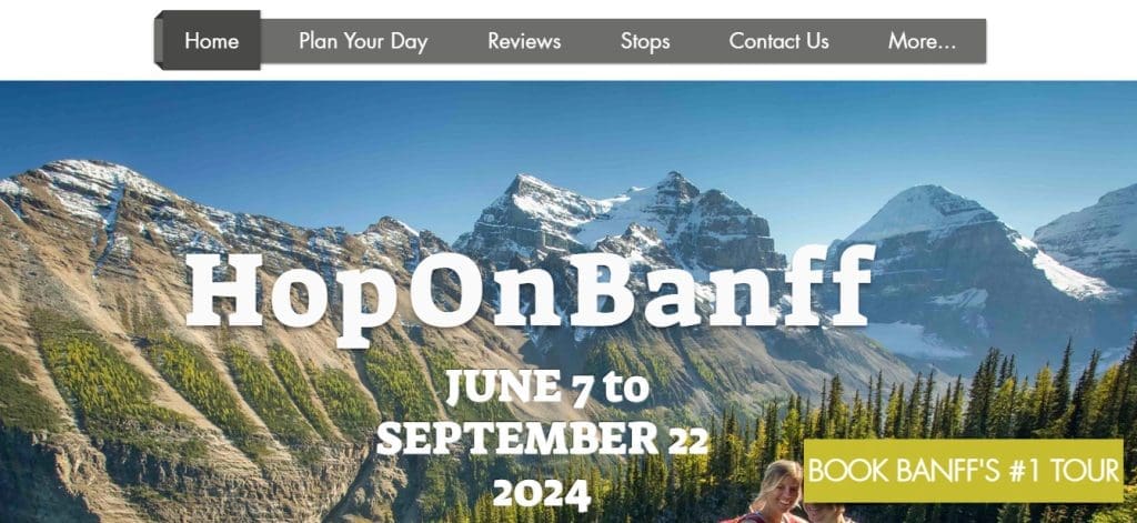 Hop on Banff Bus