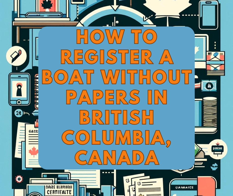 How to Register a Boat Without Papers In British Columbia, Canada