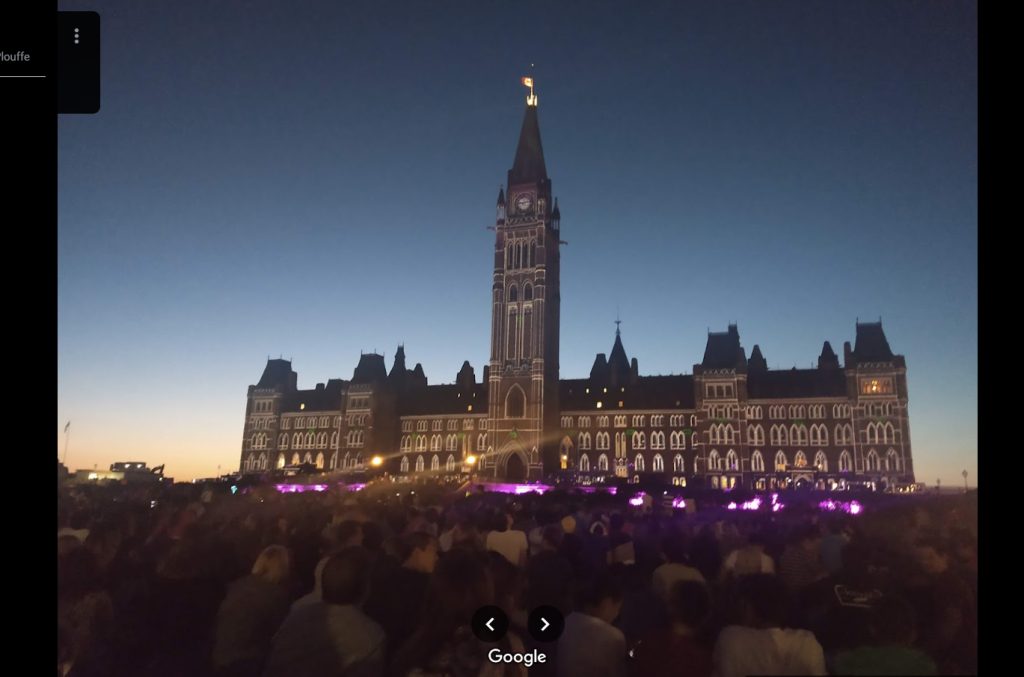 Seasonal decoration and lighting ceremonies on Parliament Hill