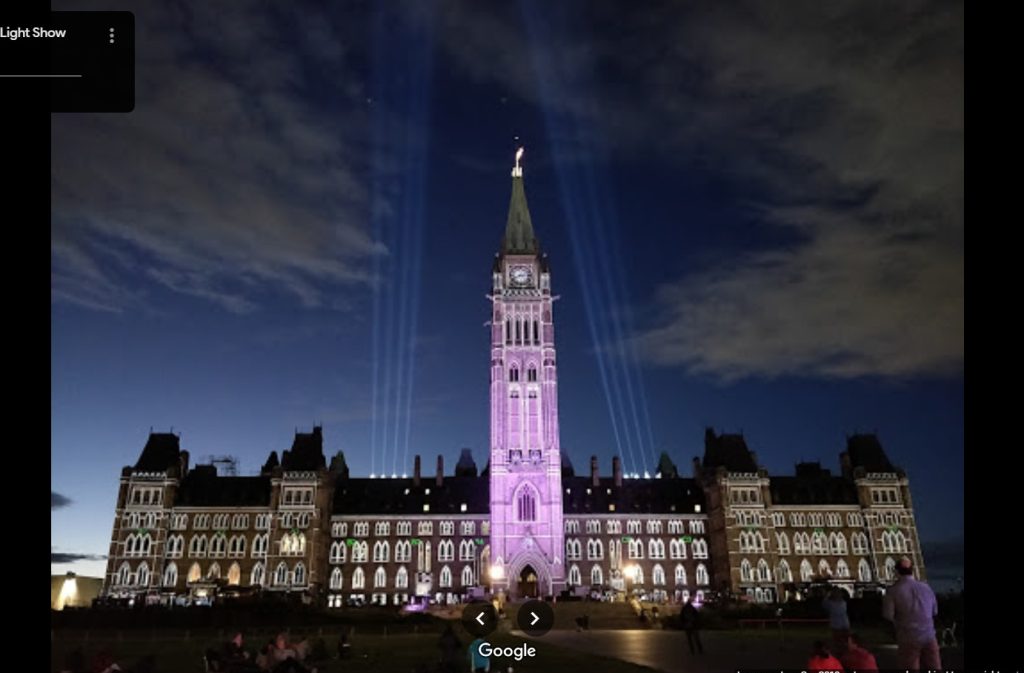 The technology and innovation behind the Parliament Hill light show