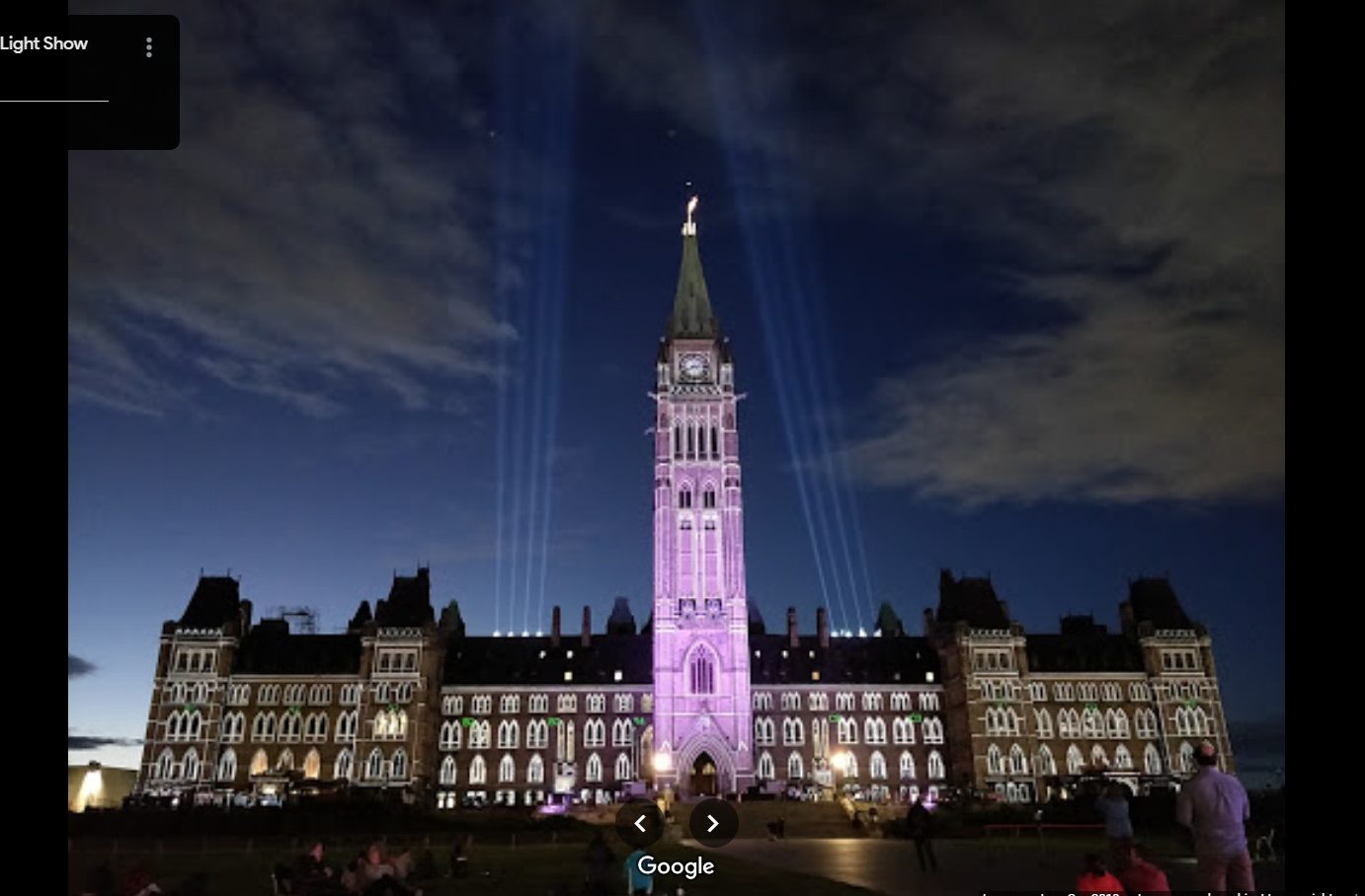 The technology and innovation behind the Parliament Hill light show