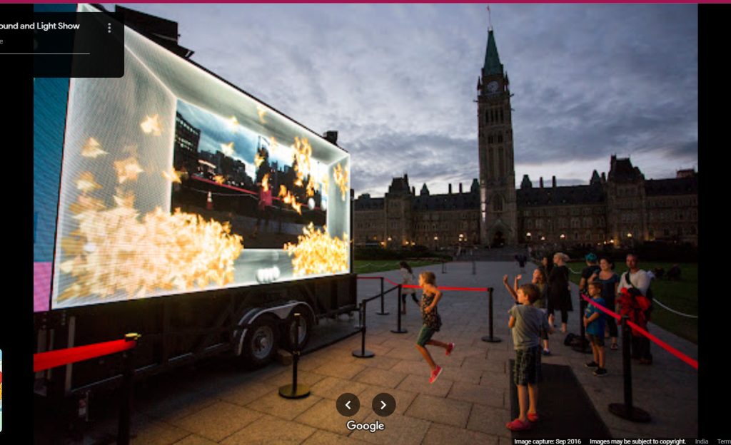 The technology and innovation behind the Parliament Hill light show