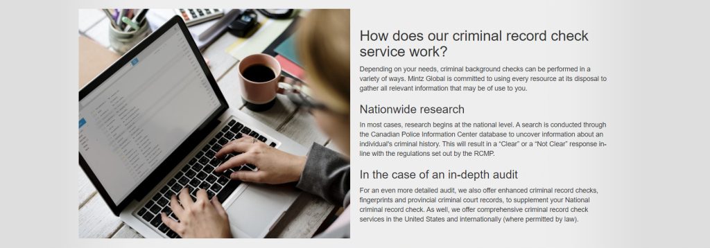 how long does mintz background check take