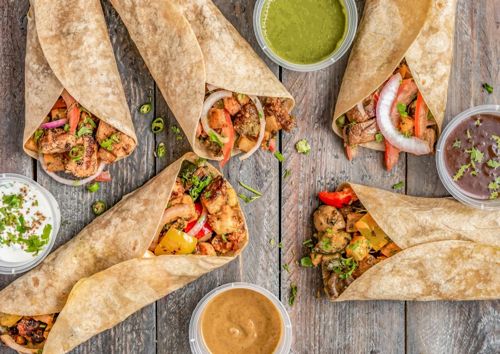 Delicious Roti wraps