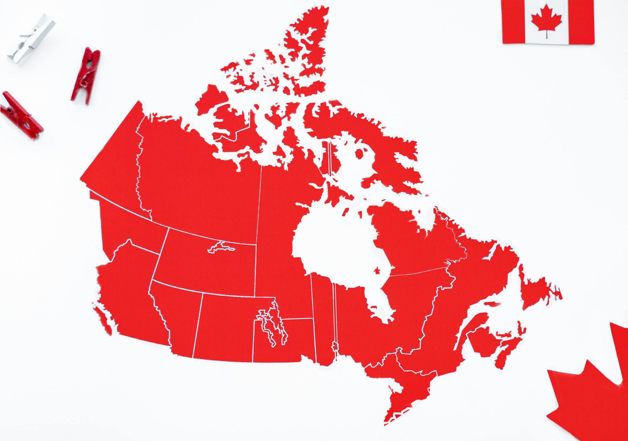 Highlight showing how many provinces are there in canada