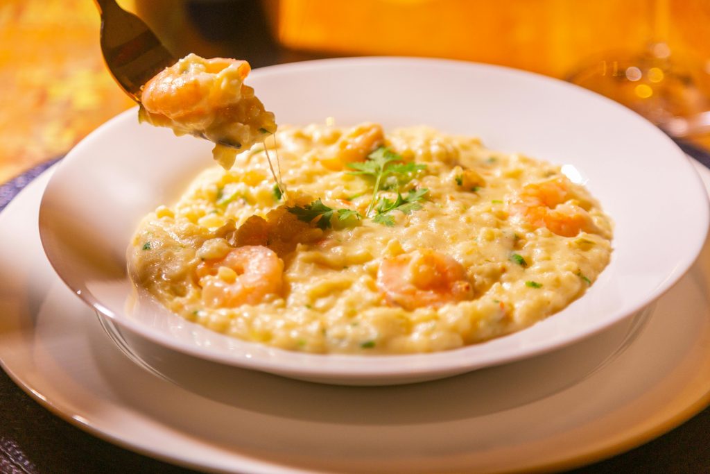 A perfect Risotto served on a plate
