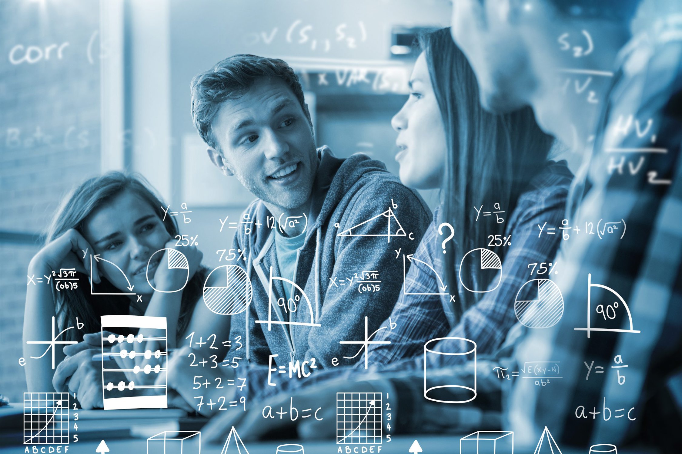 Discussion of math among students