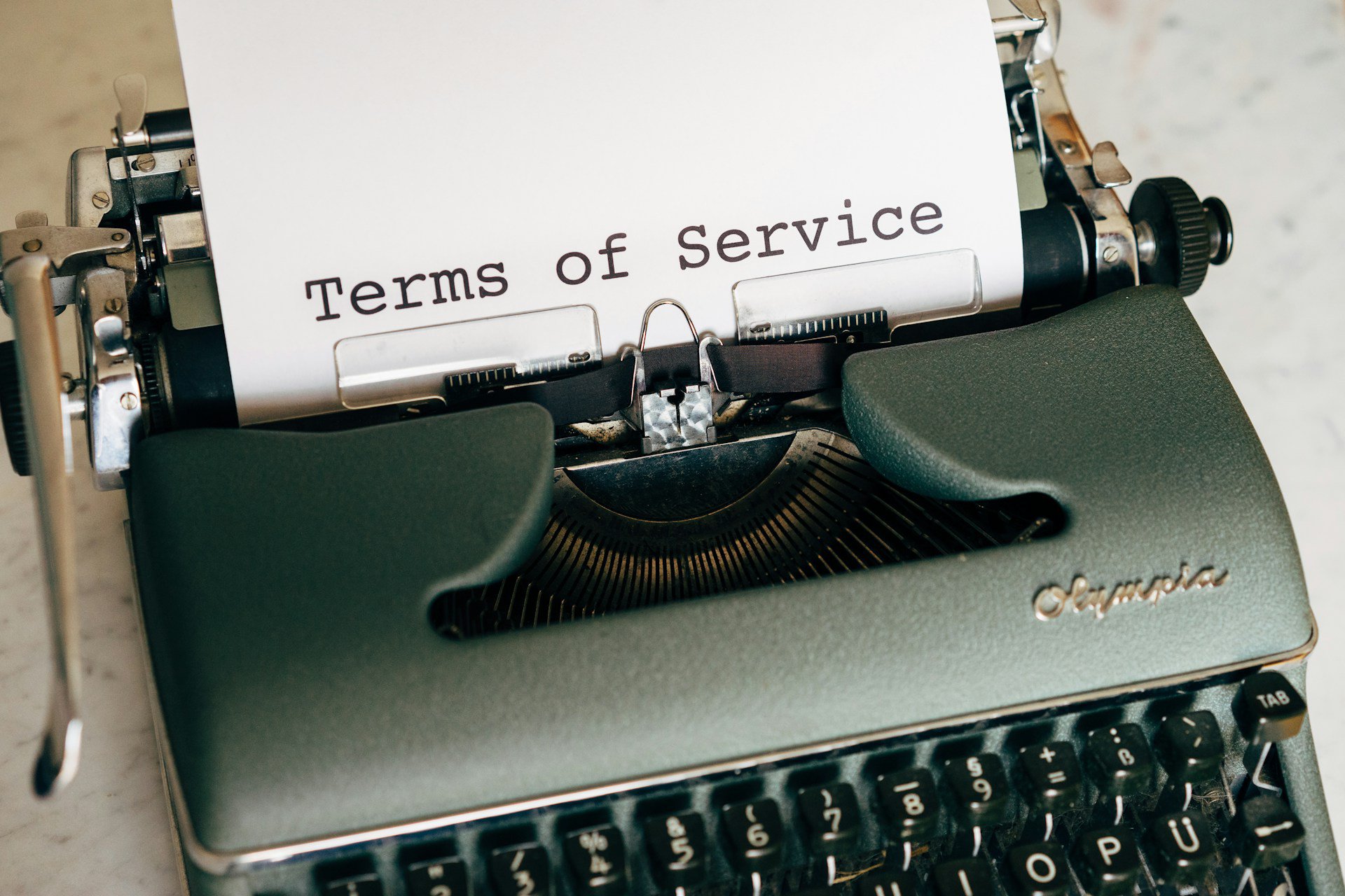 Paper of term and service
